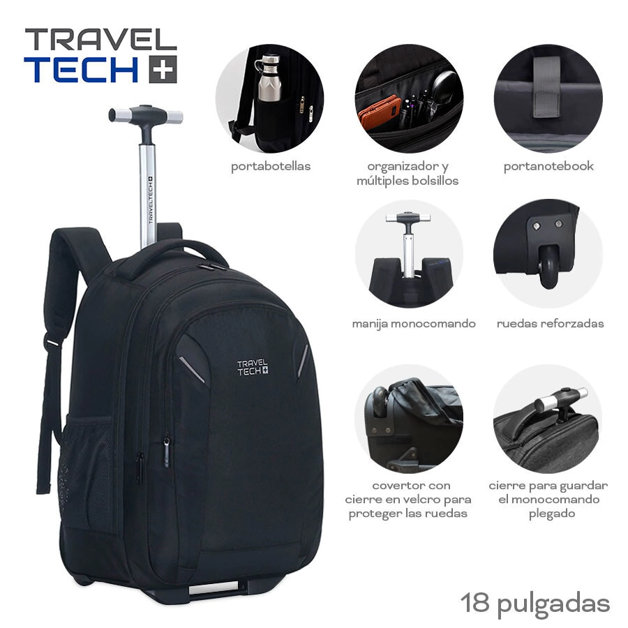 Mochila Carro Portanotebook Travel Tech