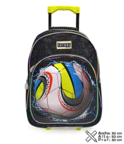 MOCHILA CARRO PELOTA DE FUTBOL Phi Phi Bags