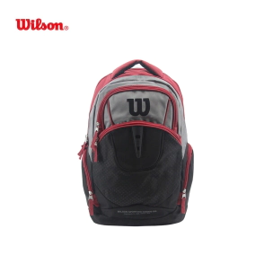 MOCHILA WILSON OPEN NEGRA C/ ROJO