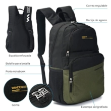 Mochila wanderteam 45x30x14 cm