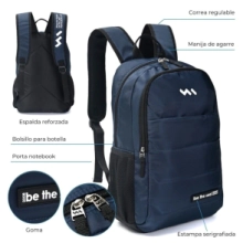 Mochila wanderteam 31x14x45cm