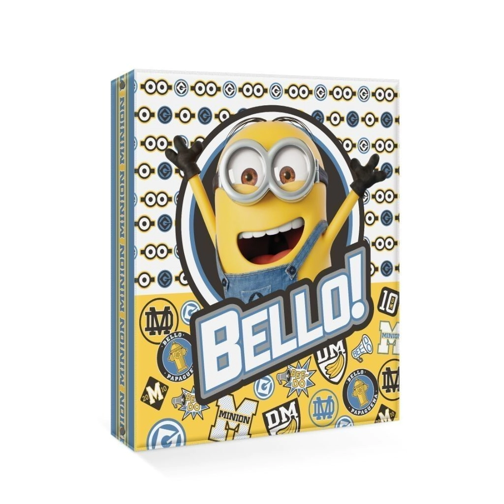 Carpeta N�3 PVC 3 anillos Minions