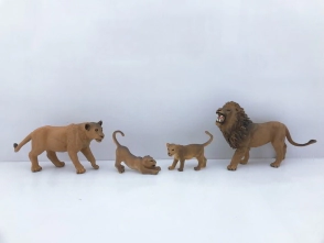 Animal World Flia Leones Pack x4