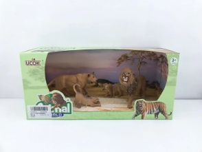 Animal World Flia Leones Pack x4