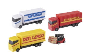 Set Logistico camion y montacarga Teamsterz