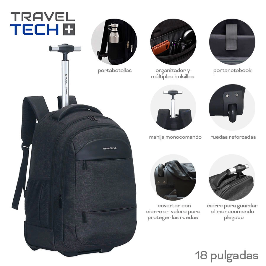 Mochila Carro Portanotebook Travel Tech