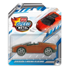AUTO METÁLICO GO SPEED 16 MODELOS MIXEADOS