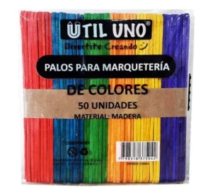 Palos de Marquetería de Colores x50u