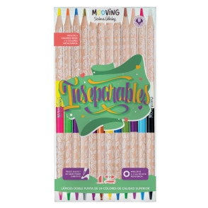 Coloring- Lapices Bicolores x 12