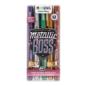 Coloring- Marcadores Metalicos x 5