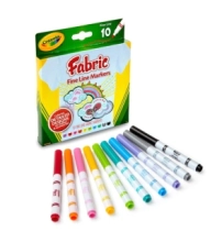 MARCADOR PARA TELA FABRIC X 10 UNIDADES