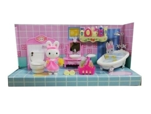 SET 1 CONEJITO BAÑO C/ACCESORIOS (YK02624)