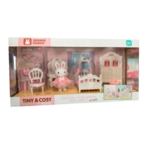 SET 1 CONEJITO DORMITORIO C/ACCESORIOS (YK02625)