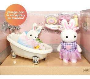 SET 1 CONEJITO C/BAÑERA (6621-4)