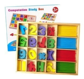 BOX NUMEROS C/PALITOS (6282A)