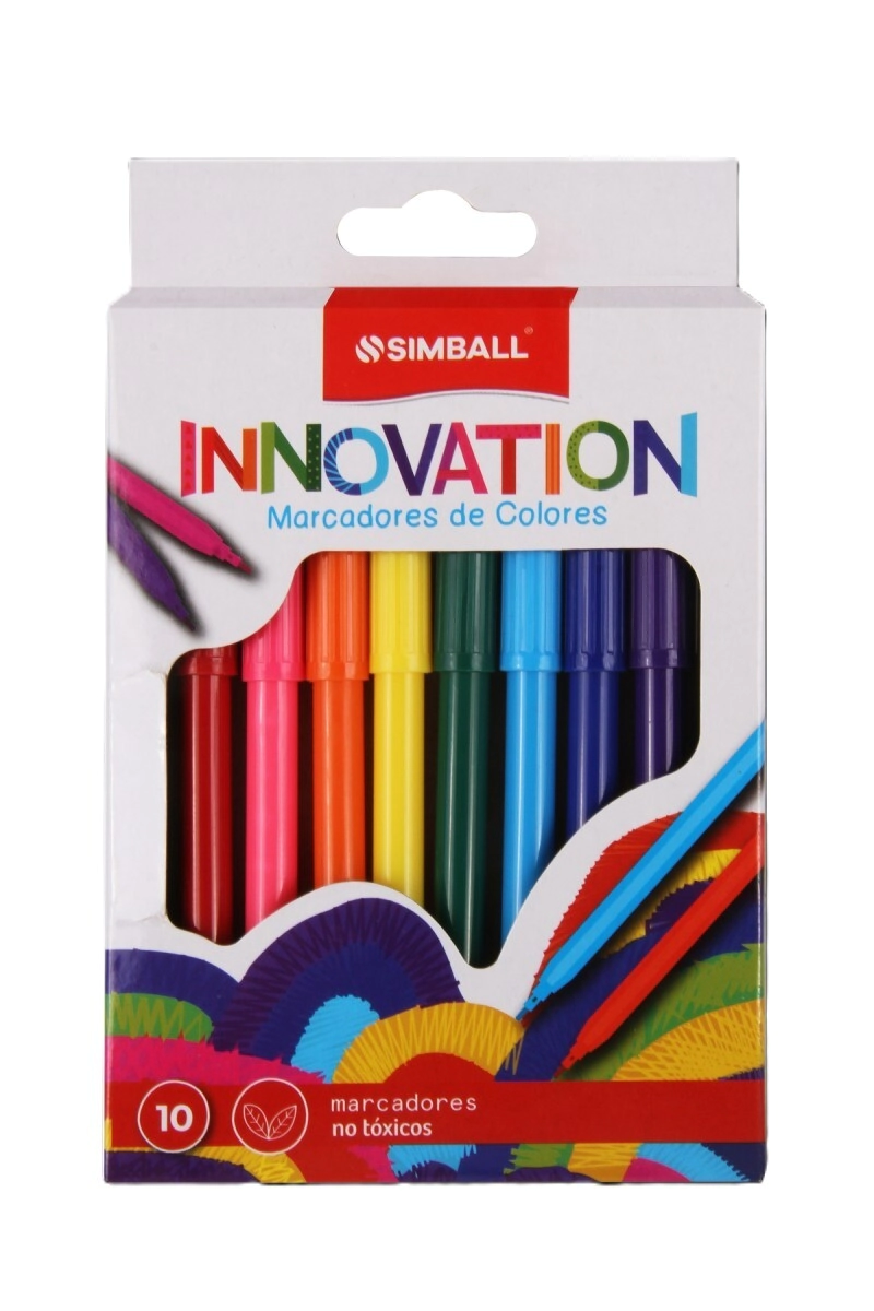 MARCADOR LARGO AL AGUA INNOVATION X 10 UNIDADES SIMBALL