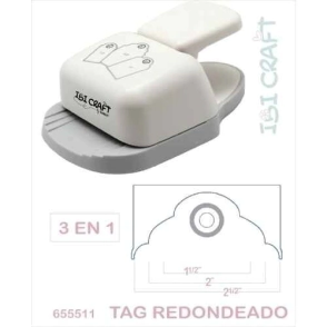 Perforadora para Tag Regulable Redondeado