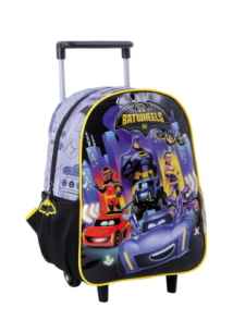 BatWheels Mochila 12" Carro -Multipersonajes NEGRO