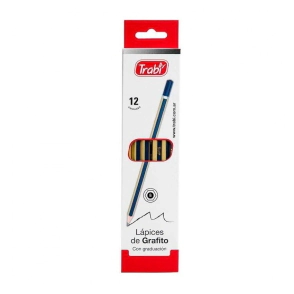 Lápiz Grafito B TRABI (SOLO X 12 UNIDADES)