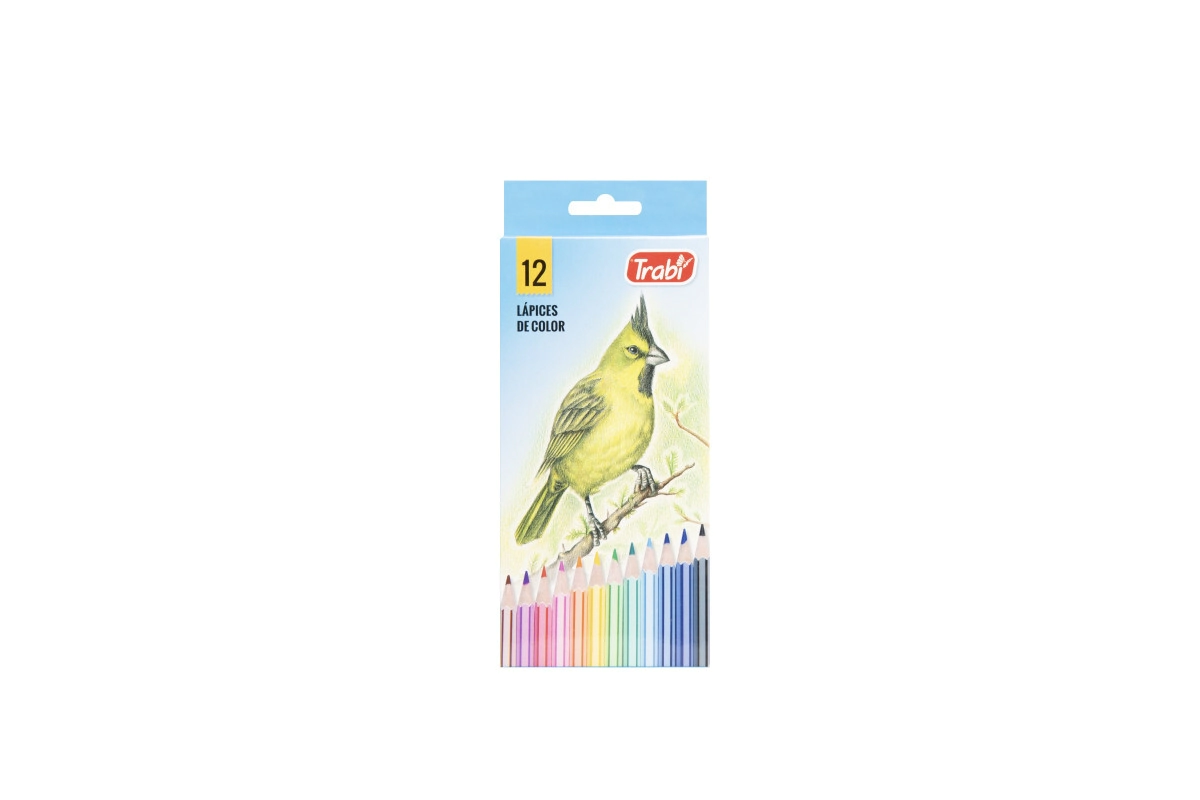 Lpiz Largo Pinturita x 12 u. TRABI
