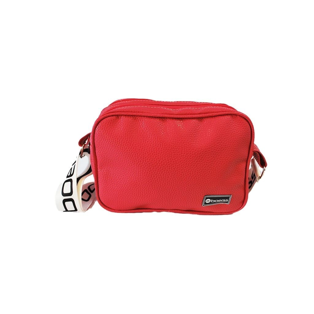 Cartera Boerss CUERO ECOLOGICO ROJO