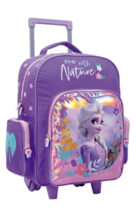 Frozen Mochila 17" Carro Nature VIOLETA