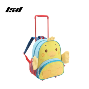 MOCHILA C/ CARRO ANIMALITOS LSYD AMARILLO