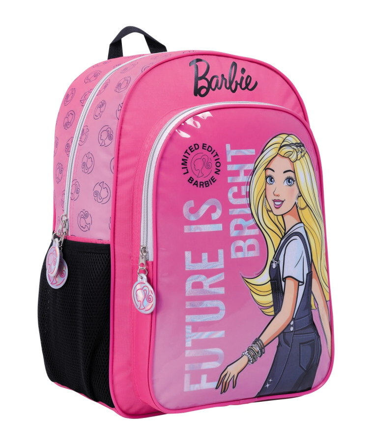 Mochila Barbie 16'' Espalda Future NEGRO