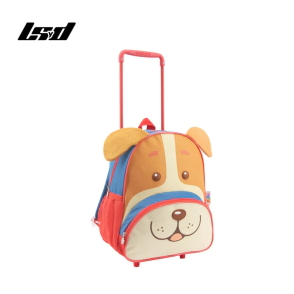 MOCHILA C/ CARRO ANIMALITOS LSYD NARANJA