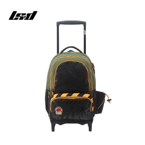 MOCHILA C/ CARRO DINO DANGER VERDE