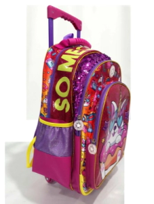 Mochila Carro Gato con Lentes ROSA