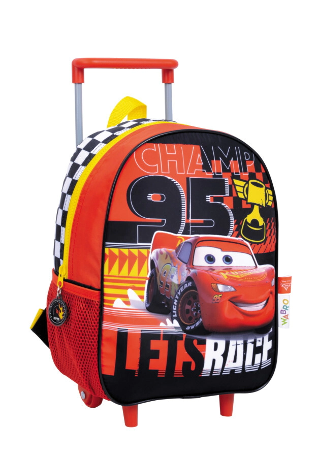Mochila Cars 12'' Carro Champ ROJO