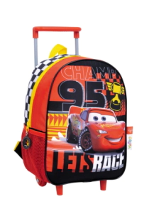 Mochila Cars 12'' Carro Champ ROJO