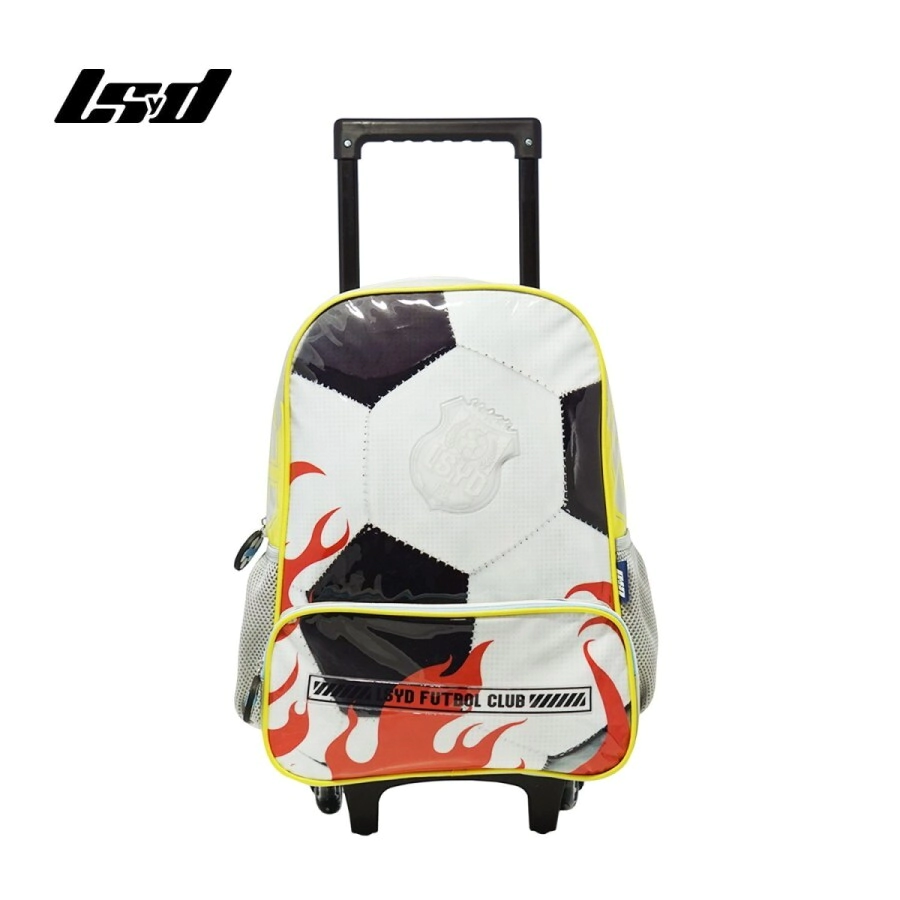 Mochila Carro Futbol 16" - BLANCA