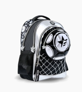 Mochila espalda 18 Futbol Footy NEGRO