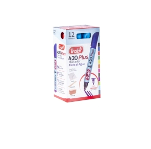 Marcador Color Marker 420 plus Negro TRABI