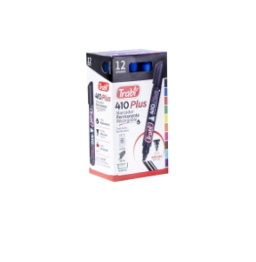 Marcador Perm. 410 plus Pta. Acrílica rojo TRABI