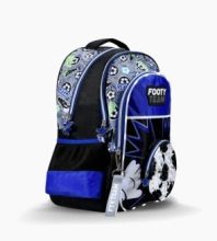 Mochila Footy Espalda 18'' Futbol Pop It AZUL