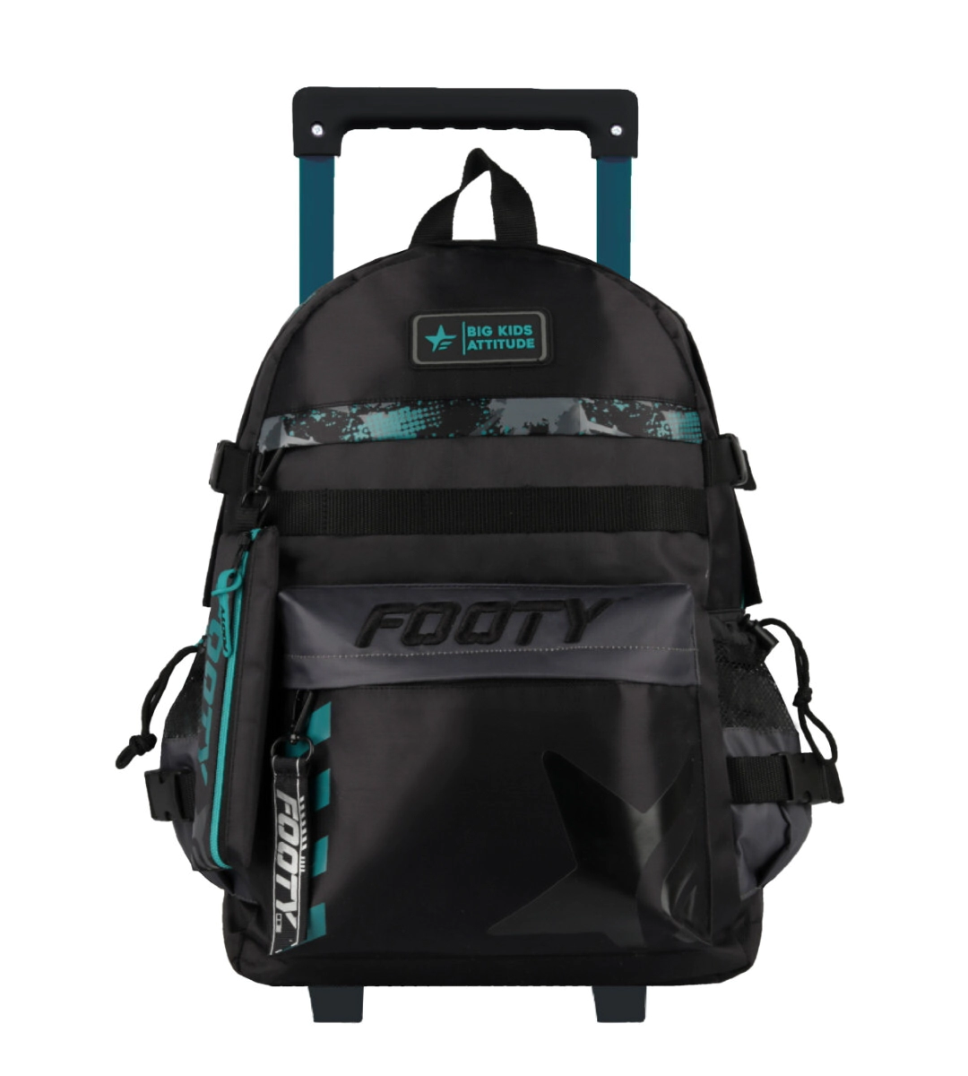 MOCHILA FOOTY 18" CARRO BIG KIDS ABSTRACT NEGRO