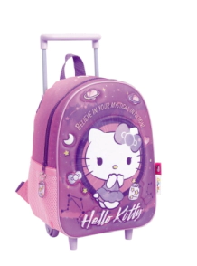 Mochila Hello Kitty 12'' Carro Mystical ROSA