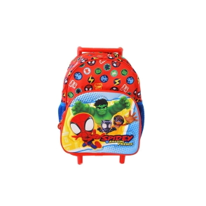 Mochila Spidey 12'' con Carro ROJO