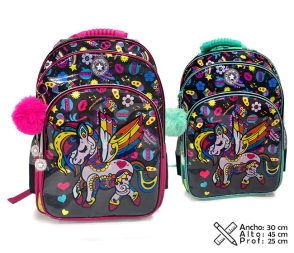 MOCHILA UNICORNIO ROSA