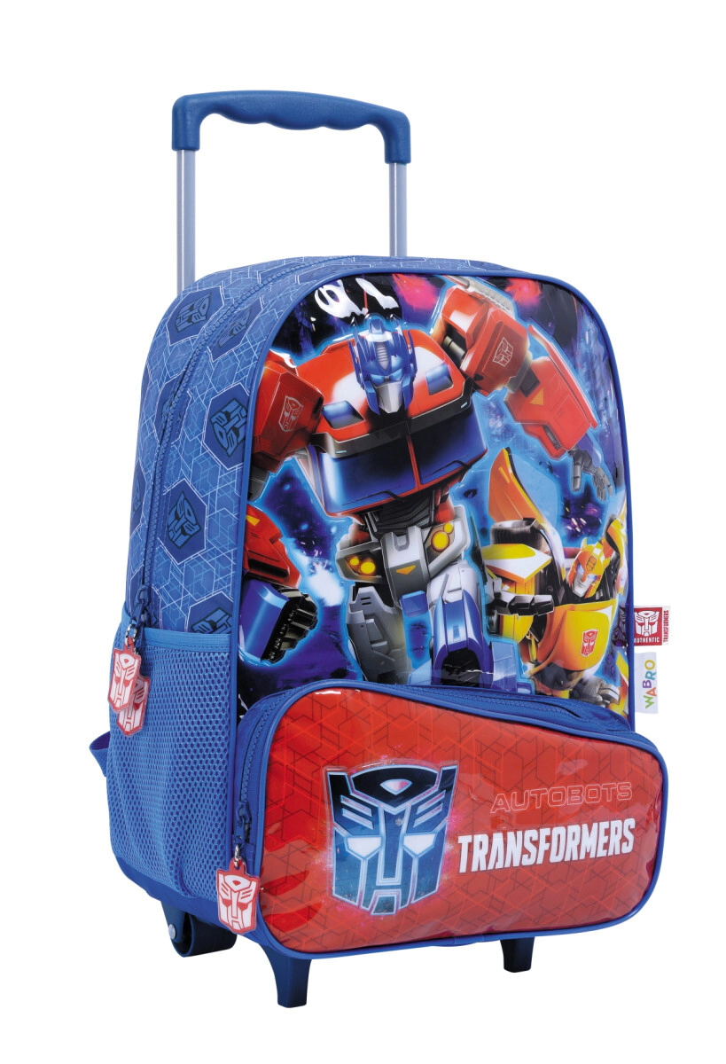 Mochila Transformers 16'' Carro AZUL