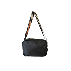 Morral Doble con Cinta Sublimada Boerss CITY NEGRO