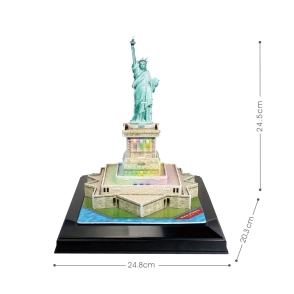 CUBIC FUN ROMPECABEZAS 3D CON LED ESTATUA DE LA LIBERTAD