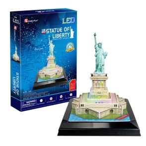 CUBIC FUN ROMPECABEZAS 3D CON LED ESTATUA DE LA LIBERTAD