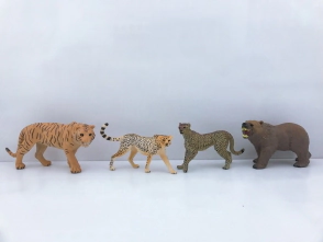 ANIMAL WORLD PLAYSET 31CM PACK X 4 TIGRE OSO CHITA  X2