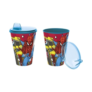 VASO EASY SIPPER SPIDERMAN 430 ML