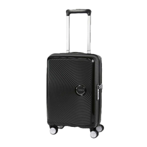 VALIJA CARRY ON AMERICAN TOURISTER CURIO FRONT OPEN BLACK