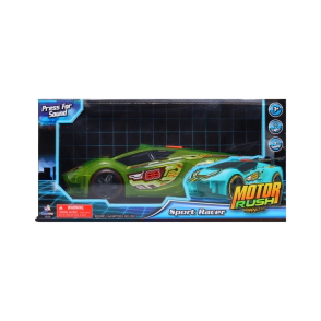 MOTOR RUSH - AUTO CARRERA CON LUZ Y SONIDO VERDE
